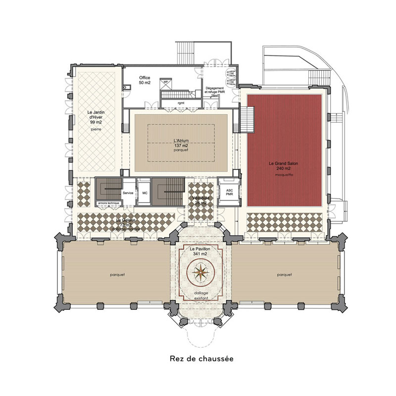 NAHBstudio architecture - nicolas adam studio | Le Pavillon Dauphine